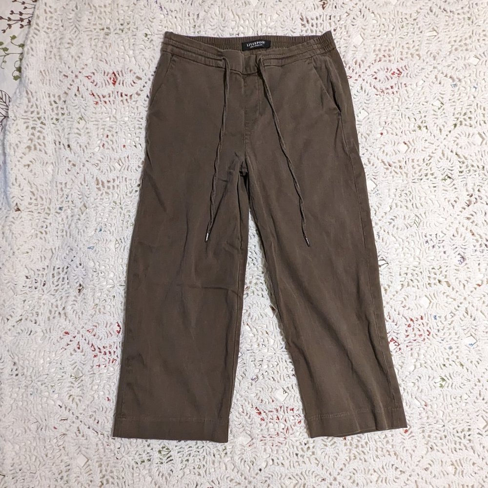 Liverpool Drawstring Crop Pants